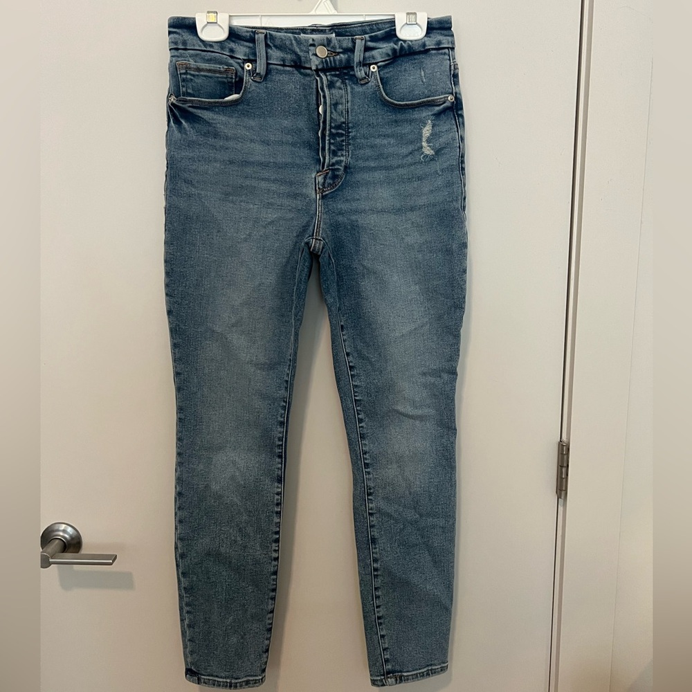 Good American Good Legs Skinny Jeans Indigo380 Size 10/30 Regular